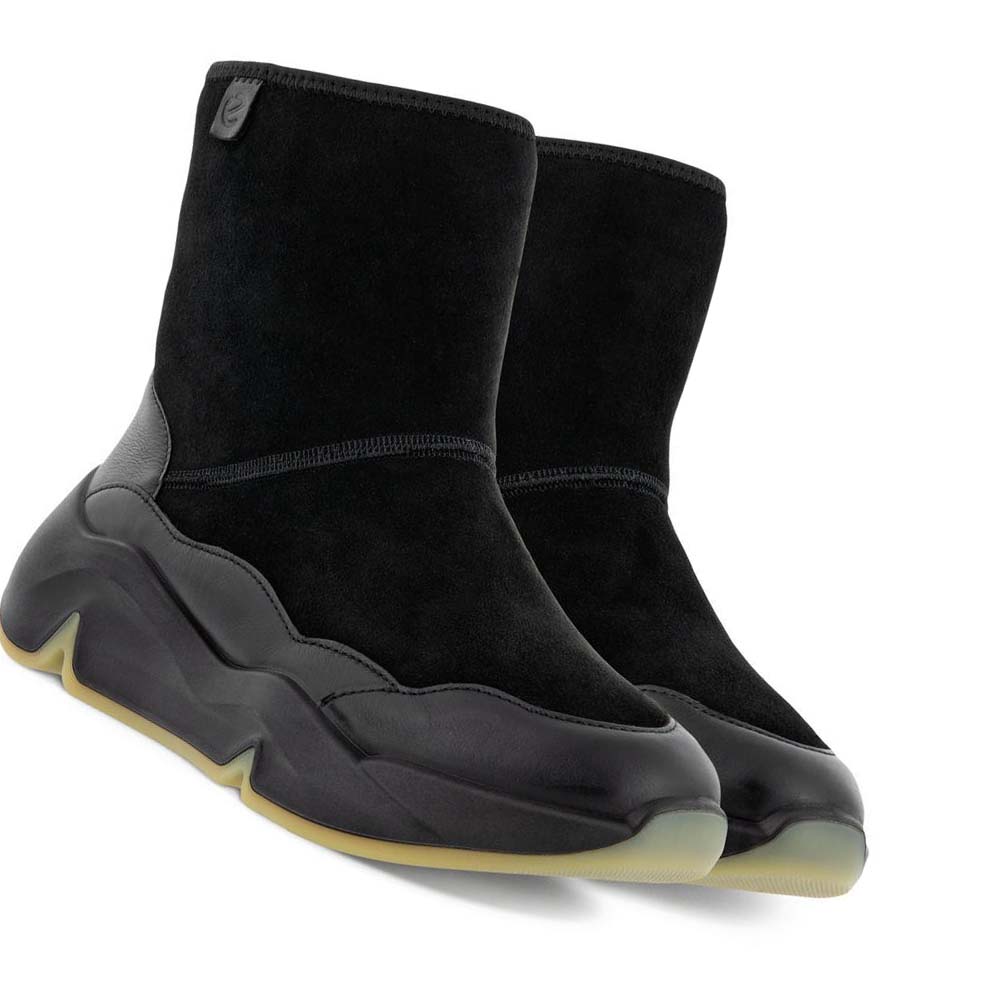 Ecco Chunky Hygge Støvler Dame Svarte | NO 9RVD